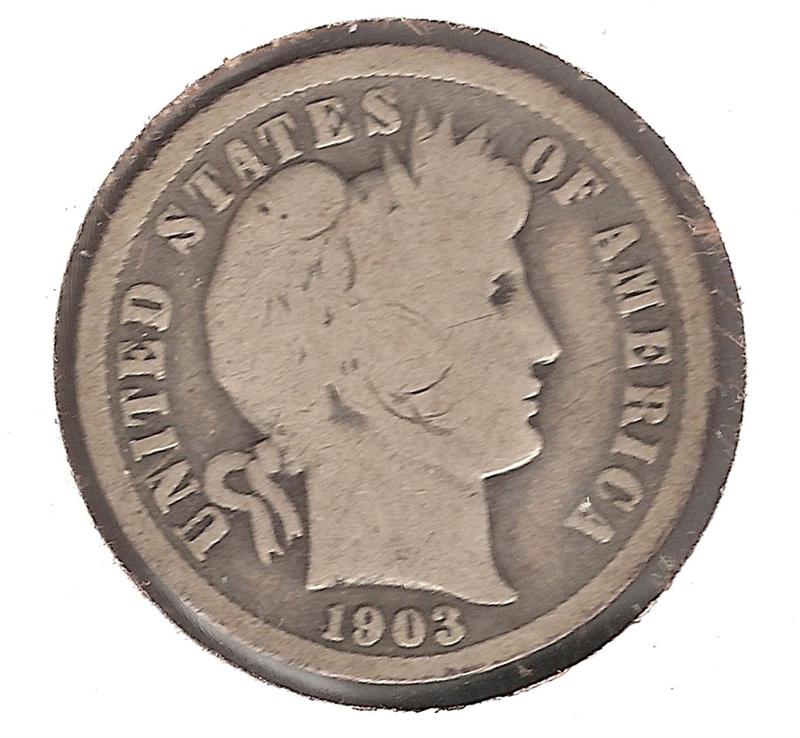 1903-O Barber Dime